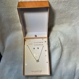 Initial M Necklace